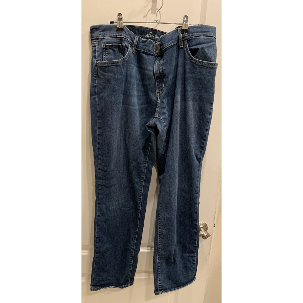 Eddie Bauer Boyfriend Slim Jeans Women's Size 18 Medium Wash Denim Casual